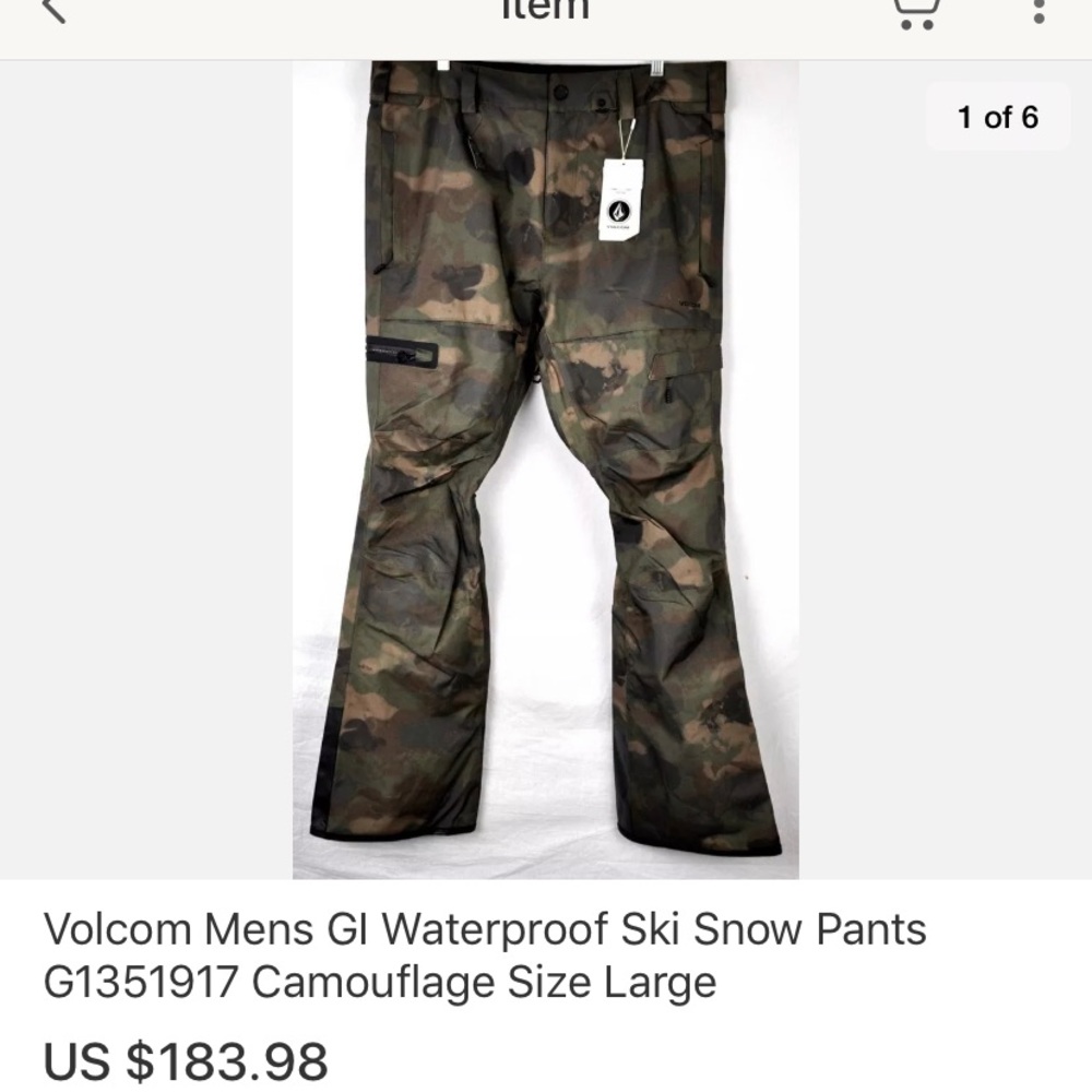 Waterproof ski/snow pants
